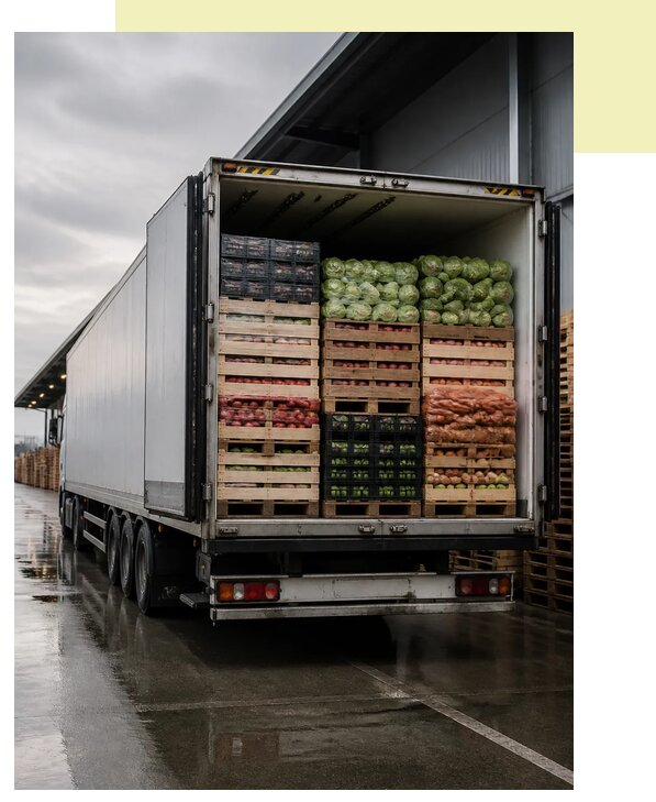 Перевозка плодоовощной продукции в Балахну по цене от 5224 р. | Агросервис-Блх