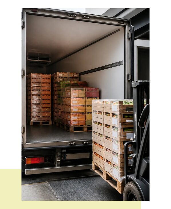 Перевозка сельхозпродукции на паллетах с доставкой в Балахну